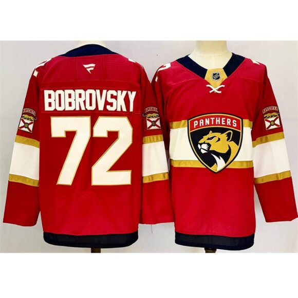 Mens Sergei Bobrovsky Red Jersey Stitched